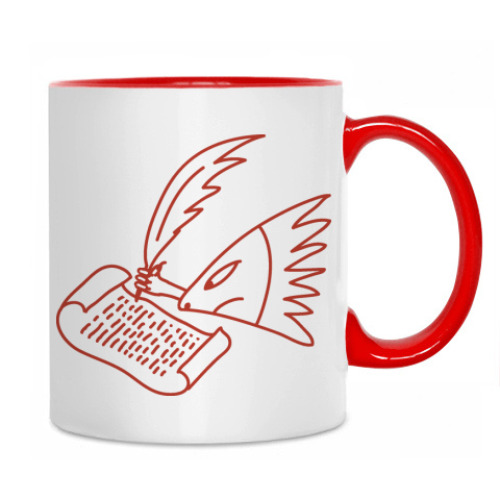 Кружка с принтом Одержимость работой