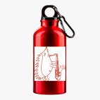 Металлическая бутылка 400 мл UV-DTF