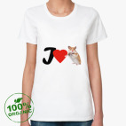 Женская футболка органик