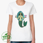Женская футболка органик