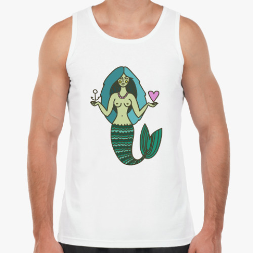 Майка с принтом Русалка