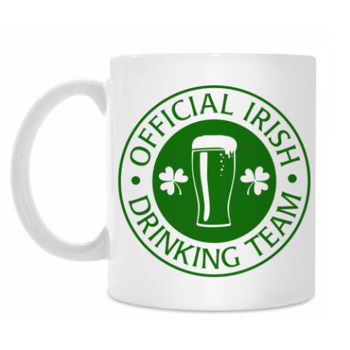 Кружка с принтом Irish drinking team