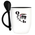 Кружка с ложкой