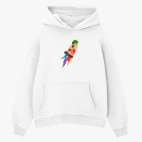 Толстовка худи оверсайз