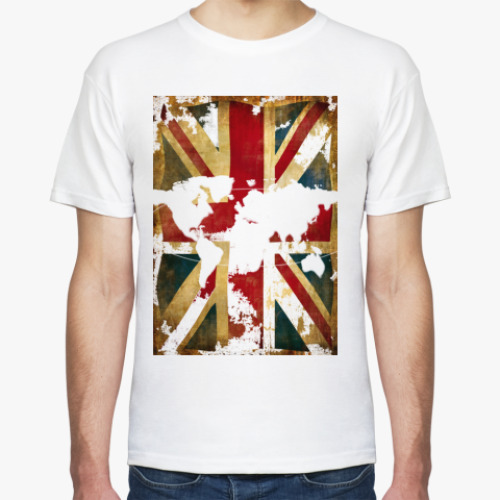 Футболка с принтом Британский флаг