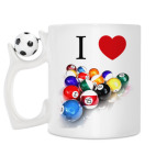 Кружка с футбольным мячиком