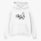 Толстовка худи оверсайз