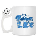 Кружка с футбольным мячиком