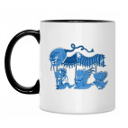 Кружка двухцветная