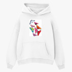 Толстовка худи оверсайз