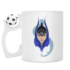 Кружка с футбольным мячиком