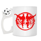 Кружка с футбольным мячиком