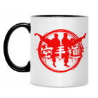 Кружка двухцветная