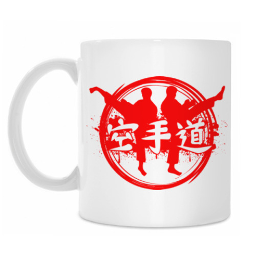 Кружка с принтом Каратэ