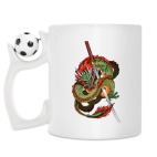 Кружка с футбольным мячиком