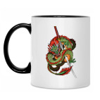 Кружка двухцветная