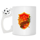Кружка с футбольным мячиком