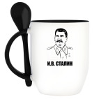 Кружка с ложкой