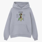 Толстовка худи оверсайз