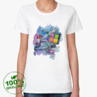 Женская футболка органик