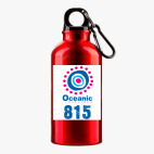 Металлическая бутылка 400 мл UV-DTF