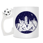 Кружка с футбольным мячиком