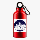 Металлическая бутылка 400 мл UV-DTF