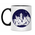 Кружка двухцветная