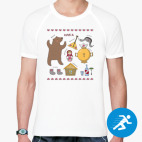 Мужская спортивная футболка