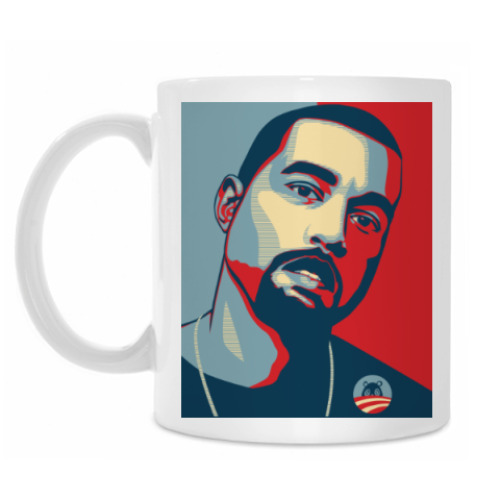 Кружка с принтом Канье Уэст