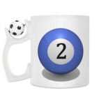 Кружка с футбольным мячиком