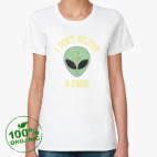 Женская футболка органик