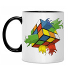 Кружка двухцветная