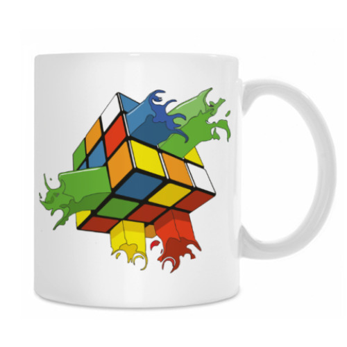 Кружка с принтом Кубик Рубика | Rubiks Cube