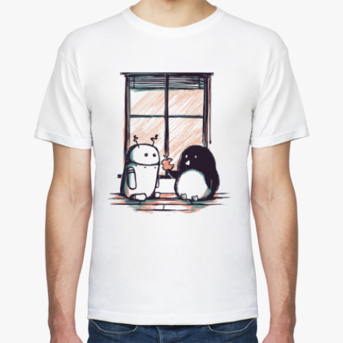 Футболка с принтом Лучшие друзья