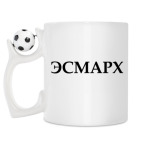 Кружка с футбольным мячиком