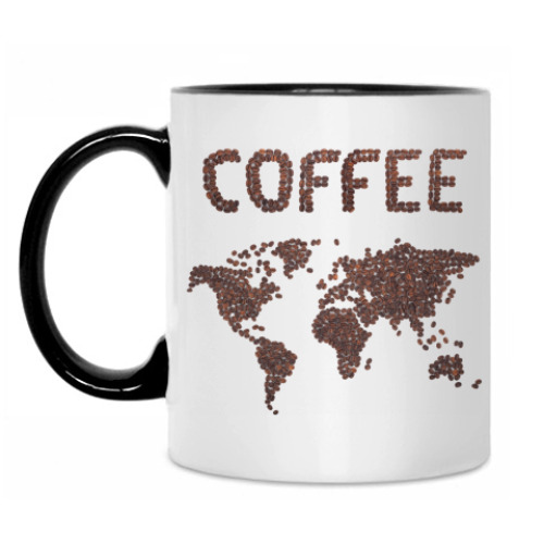 Кружка с принтом Кофе