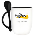 Кружка с ложкой