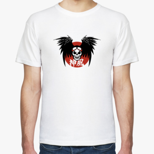 Футболка с принтом  КАМИКАДЗЕ