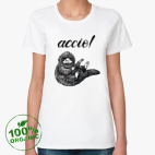 Женская футболка органик