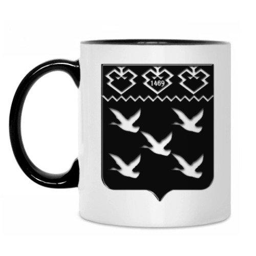 Кружка с принтом Герб города Чебоксары