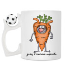 Кружка с футбольным мячиком