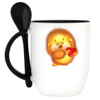 Кружка с ложкой