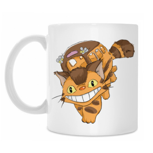 Кружка с принтом Котобус