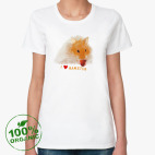 Женская футболка органик