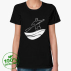 Женская футболка органик