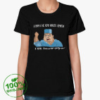 Женская футболка органик