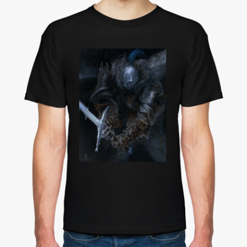 Футболка с принтом dark souls