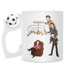 Кружка с футбольным мячиком