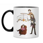 Кружка двухцветная